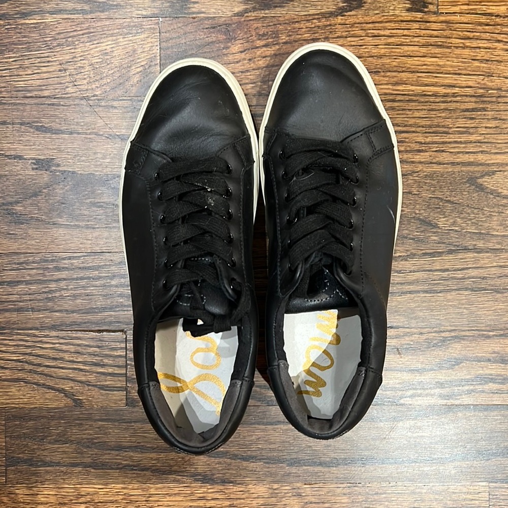 Sam Edelman black tennis shoes.